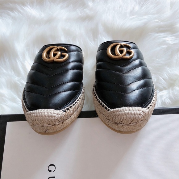 Gucci GG marmont espadrilles slides - Picture 4 of 10